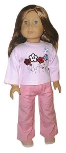 Pantalones de mezclilla rosa se adapta a muñecas American Girl de 18 - Imagen 1 de 2