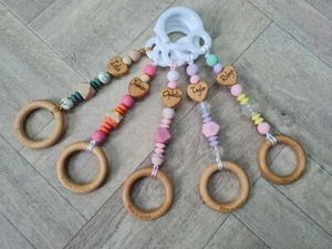 Ciondolo Pram Personalizzato Bambino Giocattolo Tetere Mobile Design Elegante Ragazza - Foto 1 di 21