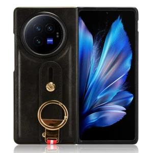 Für VIVO X faltbar 3/Pro PU Leder Schlüsselband Umhalsband und Handgurt Etui Abdeckung - Bild 1 von 17