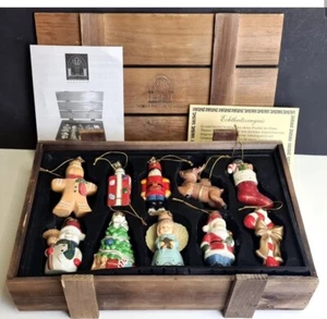 Porzellan Weihnachtsschmuck Thomas Pacconi Holzkiste Echtheitszeugnis - Bild 1 von 6