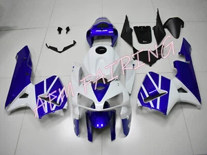 White Blue ABS Injection Fairing Kit Panel Fit for CBR600RR 2005 - 2006 - Picture 1 of 9
