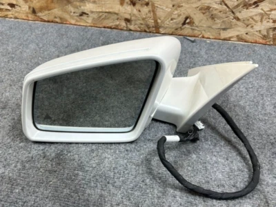 MERCEDES S63 AMG W221 10-13 OEM ESPELHO RETROVISOR ESQUERDO COM PONTO CEGO BRANCO 62K - Imagem 1 de 4