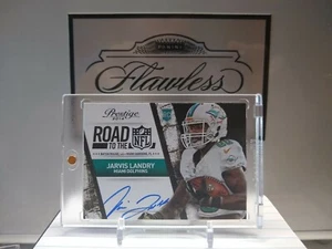2014 Prestige Jarvis Landry RC SP Road to the NFL on Card Autograph #32 - Picture 1 of 3