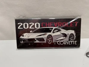 2020 White Corvette Stingray Sports Car Key Hanger / Pet Leash Hanger - Picture 1 of 5