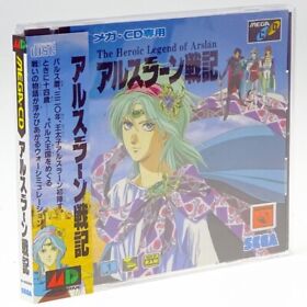 The Heroic Legend Of ARSLAN Sega MEGA CD Japan Import MD MCD DRIVE GENESIS NTSC