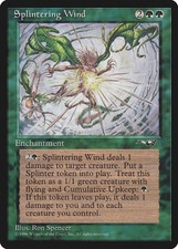 Splintering Wind Alliances NM Green Rare MAGIC THE GATHERING MTG CARD ABUGames