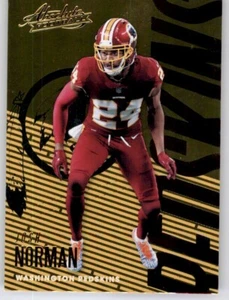 2018 Absolute Josh Norman NFL PWE Base Card Redskins #100 - Picture 1 of 2