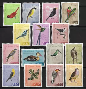 Venezuela: 1962; Scott 818-824+C811-C818, set completo uccellini, MNH, EBV1522-1 - Foto 1 di 2