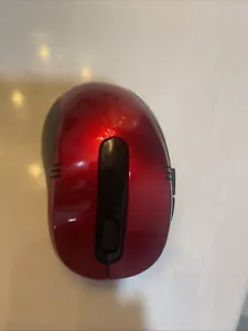 Mobile Optical Mouse, CPI 2.4Ghz Wireless ,with USB Receiver Red Tested - Picture 1 of 6