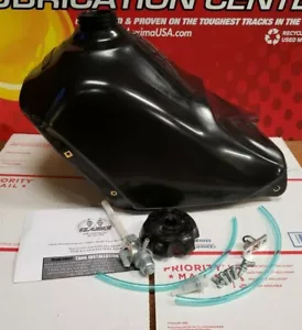 Black plastic Clarke Gas Fuel Tank cap petcock more HONDA ATC 350X ALL YEARS - Foto 1 di 1
