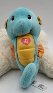 Fisher Price Soothe and Glow Seahorse Plush Blue Music Lights Works VIDEO 2012 - Picture 1 of 5