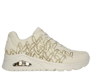 Skechers Uno - Golden Heart James Goldcrown Turnschuhe Turnschuhe Fitnessstudio UK - Bild 1 von 9