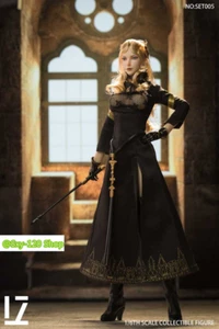 Figura de acción LZTOYS SET005 1/6 cabeza de comandante de guerra negra esculpida y ropa ajustada 12"" - Imagen 1 de 5