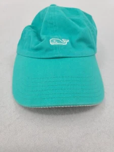Vineyard Vines Hat Cap Light Green Strap Back Adjustable Whale Logo Spell Out - Picture 1 of 9