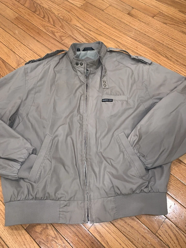 Chaqueta de bombardero vintage de los 90 solo para hombres M abrigo de vuelo cremallera completa cortavientos Foto 1 de 4