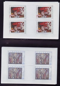 SLOVAKIA Sc 366-7 NH MINISHEET OF 2000 - ART - (WS25) - Picture 1 of 1