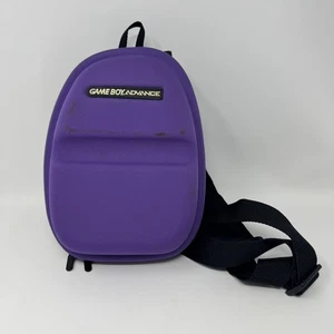 Estuche de transporte de viaje Nintendo GameBoy Advance púrpura y negro bolsa tipo honda - Imagen 1 de 4