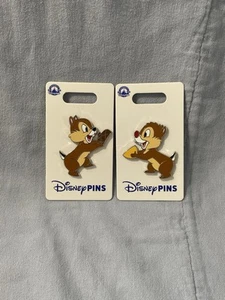 NEU Walt Disney Parks Chip & Dale spaltet eine Eichel auseinander 2 Set Pin Original-Zubehör-Hersteller - Bild 1 von 2