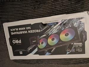 Thermalright Frozen Warframe PRO 360 Black ARGB AIO CPU Liquid Cooler Bnib (S8) - Picture 1 of 4