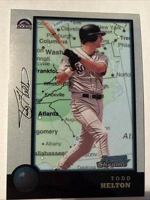 1998 Bowman Chrome International Todd Helton #119  FREE SHIPPING - Image 1 of 4