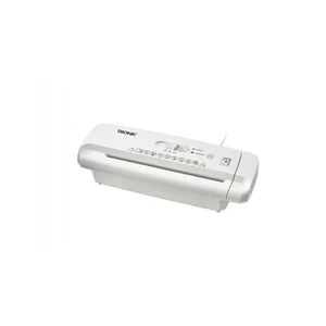 Distruggidocumenti da tavolo P-2 6 fogli A4 taglio 6mm 32x11x7cm LED acciaio pla - Foto 1 di 4