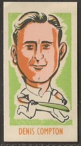 KIDDYS FAVORITEN - BELIEBTE CRICKETSPIELER 1948 - #03 - MIDDLESEX - DENIS COMPTON  - Bild 1 von 2