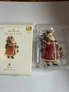 TESTÉ - 2006 Trésors de Noël #1 - Tirer ficelle Père Noël - Ornement poinçon - Photo 1/7