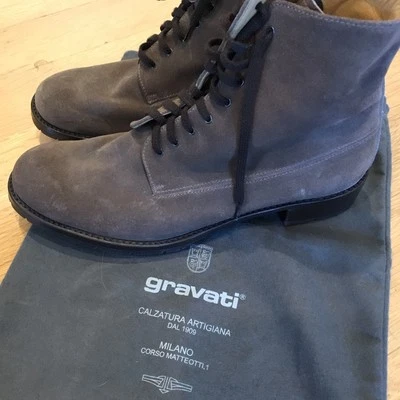 Botas de combate Gravati de gamuza para mujer. Talla 10M.  Color turba claro Foto 1 de 4