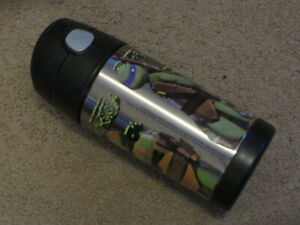 GREAT Thermos Funtainer 12-oz school lunch box packed drink container TMNT Ninja