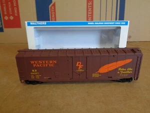 HO Walthers Trainline Western Pacific Boxcar WP 56057 VG rides like a feather - Picture 1 of 8