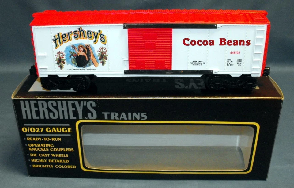 NIB K-LINE K64672 HERSHEY COCOA BEANS TRAIN BOXCAR O/O27 GAUGE OB - Image 1 of 1