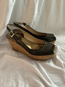 Jimmy Choo Praise Peep Toe Slingback Shoe - Picture 1 of 10