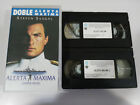 Steven Seagal Alerte Maxima 1+2 Under Siege 2 X VHS Film Tape Castillan