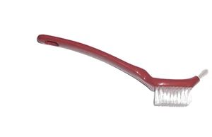 Tupperware Smart Brush / Seal Brush ~ Long Sturdy Bristles Lasts years! Red New - Picture 1 of 3