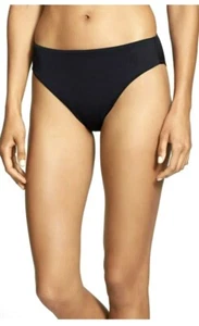 Seafolly Womens Goddess Retro Power Pant Mid Rise Bikini Bottoms Black Size 10 - Picture 1 of 5