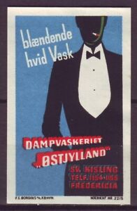 s8819/ Denmark Poster Stamp Label # Mens Suit & Cigarette Tobacco