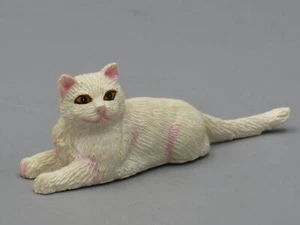 Chat blanc couché - L'originale Dolls' house - DeAgostini - Photo 1/2