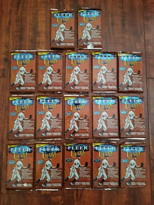 Lot of 17 - 1998 Fleer Ultra Series 2 MLB Baseball Card Hobby Pack - NEW - Image 1 of 4