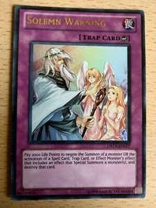 Yu-Gi-Oh! - Solemn Warning - DREV-EN077 - Ultra Rare / Englisch - Bild 1 von 3