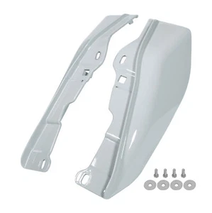 Mid Frame Deflector Fit For Harley Touring Street Electra Glide 09-23 White Gray - Picture 1 of 5