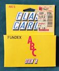 Vintage Fundex ABC + Numbers Flash Cards 1988 Complete 