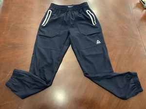 Youth Reebok Athletic Workout Joggers Boys Size Medium 8 Black - Picture 1 of 6