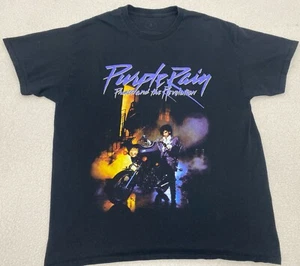 Officially Licensed PRINCE Purple Rain Album T-shirt Size L Black - Picture 1 of 6