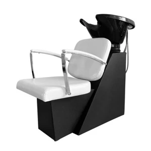 Unidad de lavado a contracorriente para silla de salón peluquero fregadero inclinable champú lavado de cabello trasero - Imagen 1 de 36