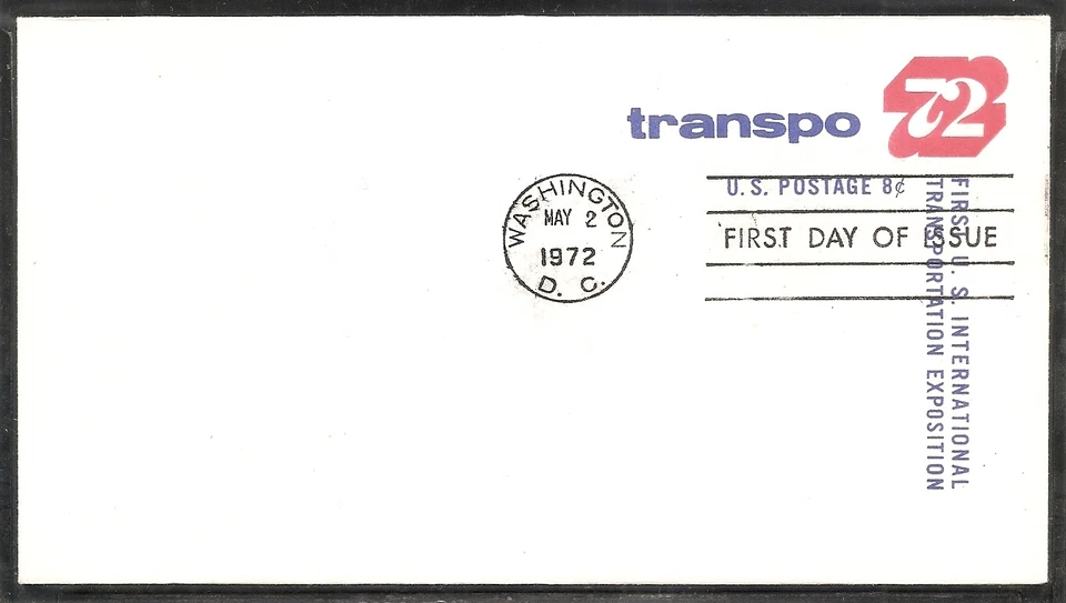 US Scott # U565 Transpo 72 FDC.  Ready For cachet. - Image 1 of 1