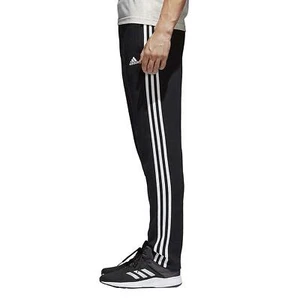 Adidas Essentials 3 Stripe Tapered Mens Pant Black BK7422 - Picture 1 of 3