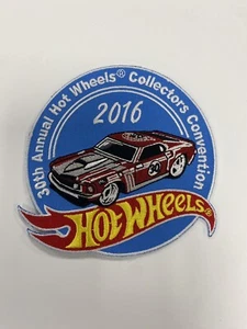 2016 Hot Wheels Convention Ford Mustang rot - PATCH - Bild 1 von 1