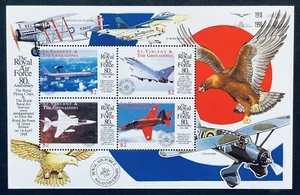 ST VINCENT THE ROYAL AIR FORCE 80TH ANNIVERSARY STAMPS 1998 MNH AIRPLANE EAGLE - Picture 1 of 1