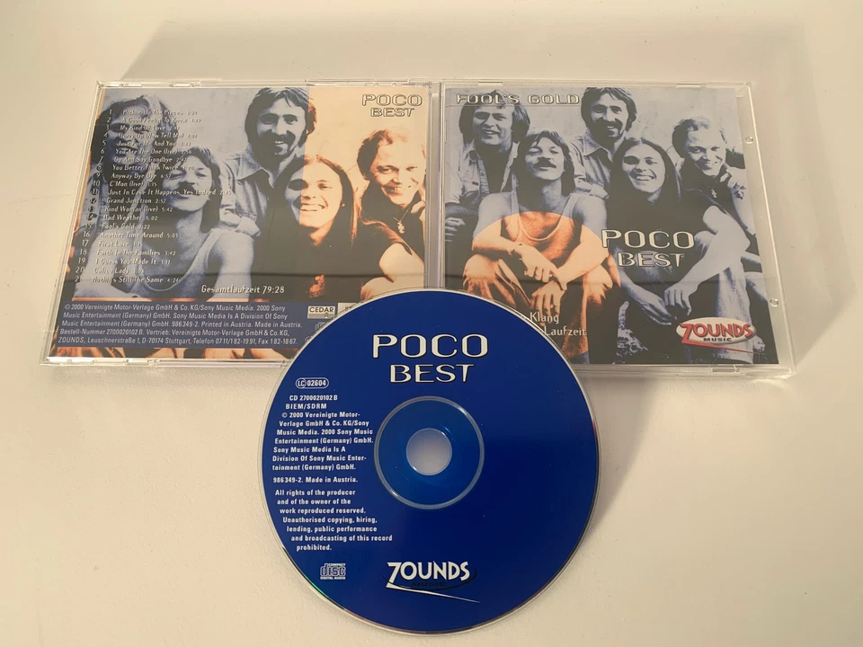 Zounds CD Best - POCO - Audiophile Digital Remastered Compilation RARE - Bild 1 von 1