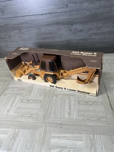 Vtg 1986 ERTL Case 580 Super E Loader Backhoe 1/16 Diecast Tractor Original Box - Picture 1 of 20